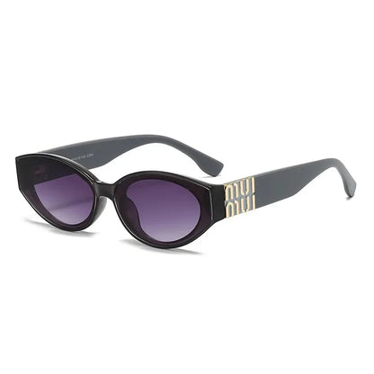 Luxury Women's Small Oval Sunglasses by MadisonnSavannahBoutique