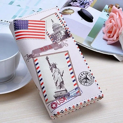 US Flag Dollar PU Leather Wallet by MadisonnSavannahBoutique