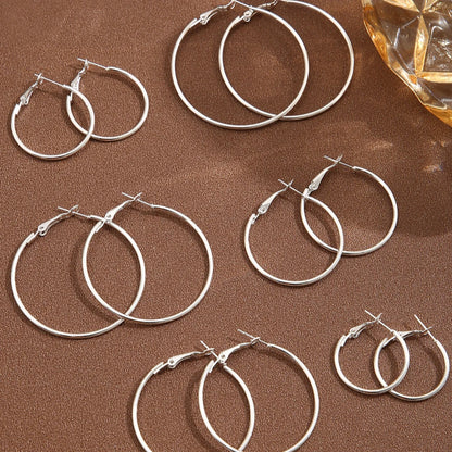 Hyperbolic Hoop Earrings Set by MadisonnSavannahBoutique