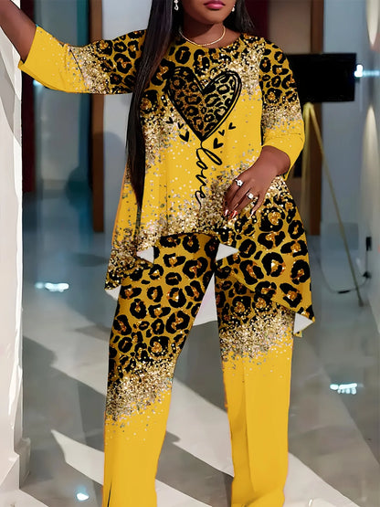 plus size women's suit shirt pants two-piece by MadisonnSavannahBoutique
