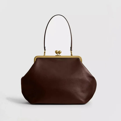 Frame Kiss Lock Shell Handbag Classic Fashion Exquisite Trend Shoulder Bag by MadisonnSavannahBoutique