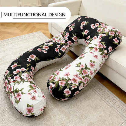 Light Luxury Floral U-Shaped Pillow by MadisonnSavannahBoutique