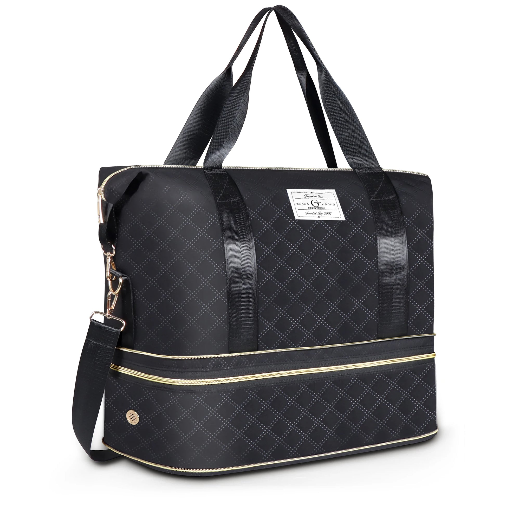 Large Capacity, Durable Nylon, Spinner Wheels, Shoulder & Hand Carry Option, Ideal fo by MadisonnSavannahBoutique