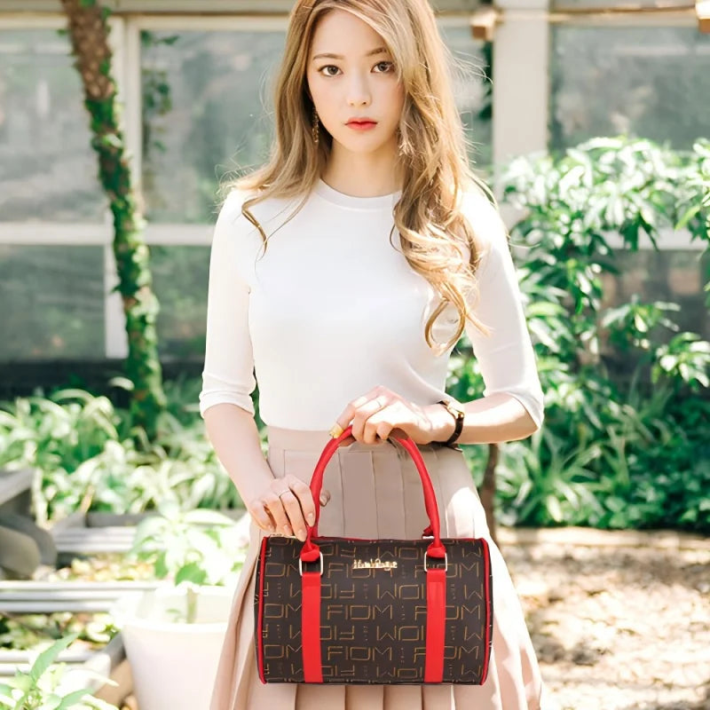 6-Pcs Women Handbag Purse Shoulder Totes Satchel Bags Top-Handle Boston Bag Crossbody Bag Wallet Messenger Set by MadisonnSavannahBoutique