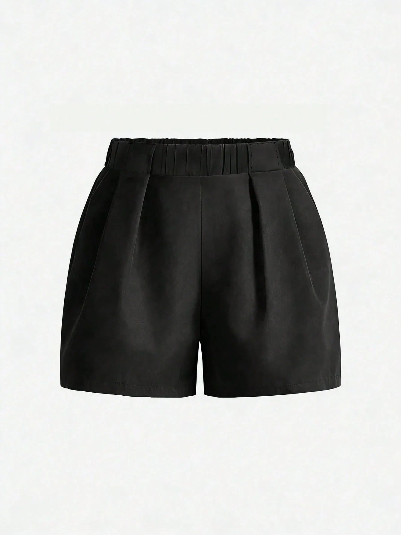 High Waist Pleated Shorts