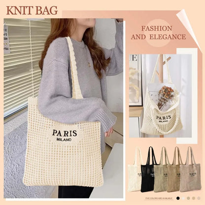 Boho Knit Bag for Women by MadisonnSavannahBoutique
