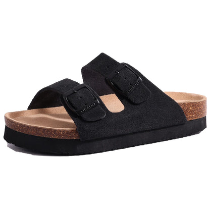Fashion Women's Suede Mules Slippers With Arch Support by MadisonnSavannahBoutique