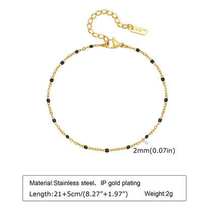 18k Gold Plated Foot Chain by MadisonnSavannahBoutique