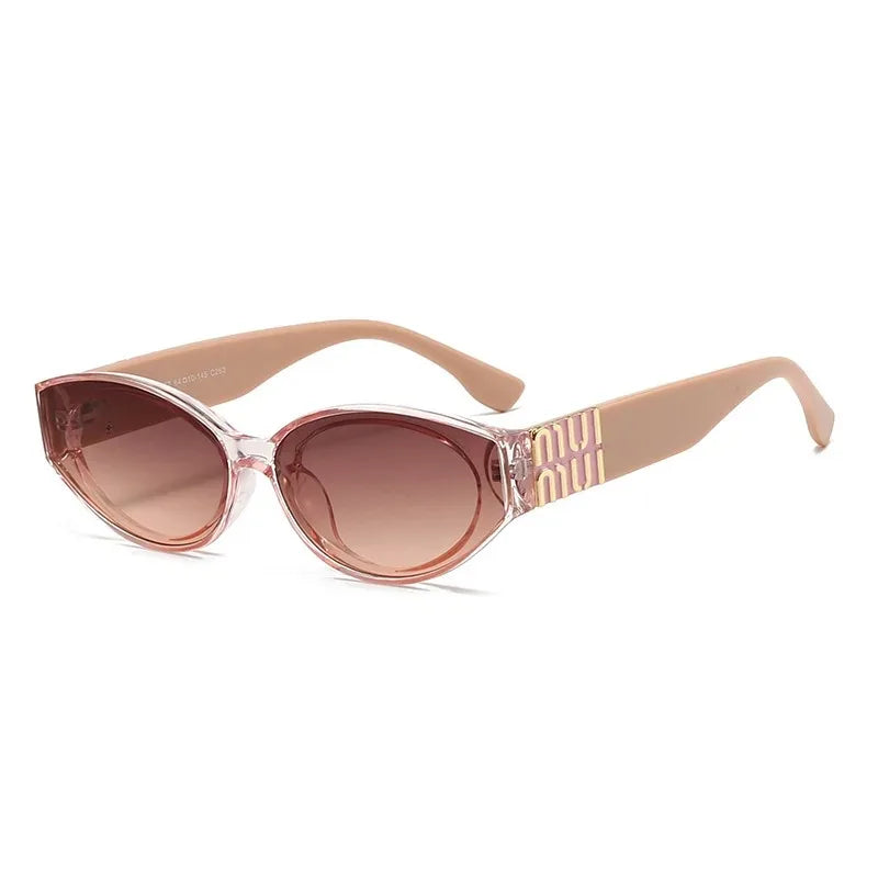 Luxury Women's Small Oval Sunglasses by MadisonnSavannahBoutique