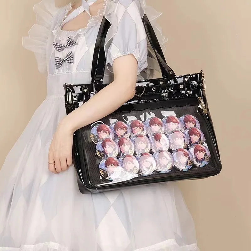 Y2K Large Capacity Portable Ulzzang Tote Bag by MadisonnSavannahBoutique