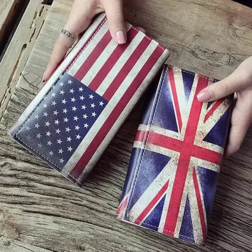 US Flag Dollar PU Leather Wallet by MadisonnSavannahBoutique