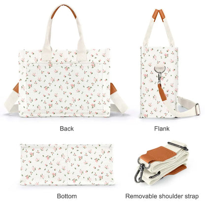 Canvas Tote Bags with Pockets by MadisonnSavannahBoutique