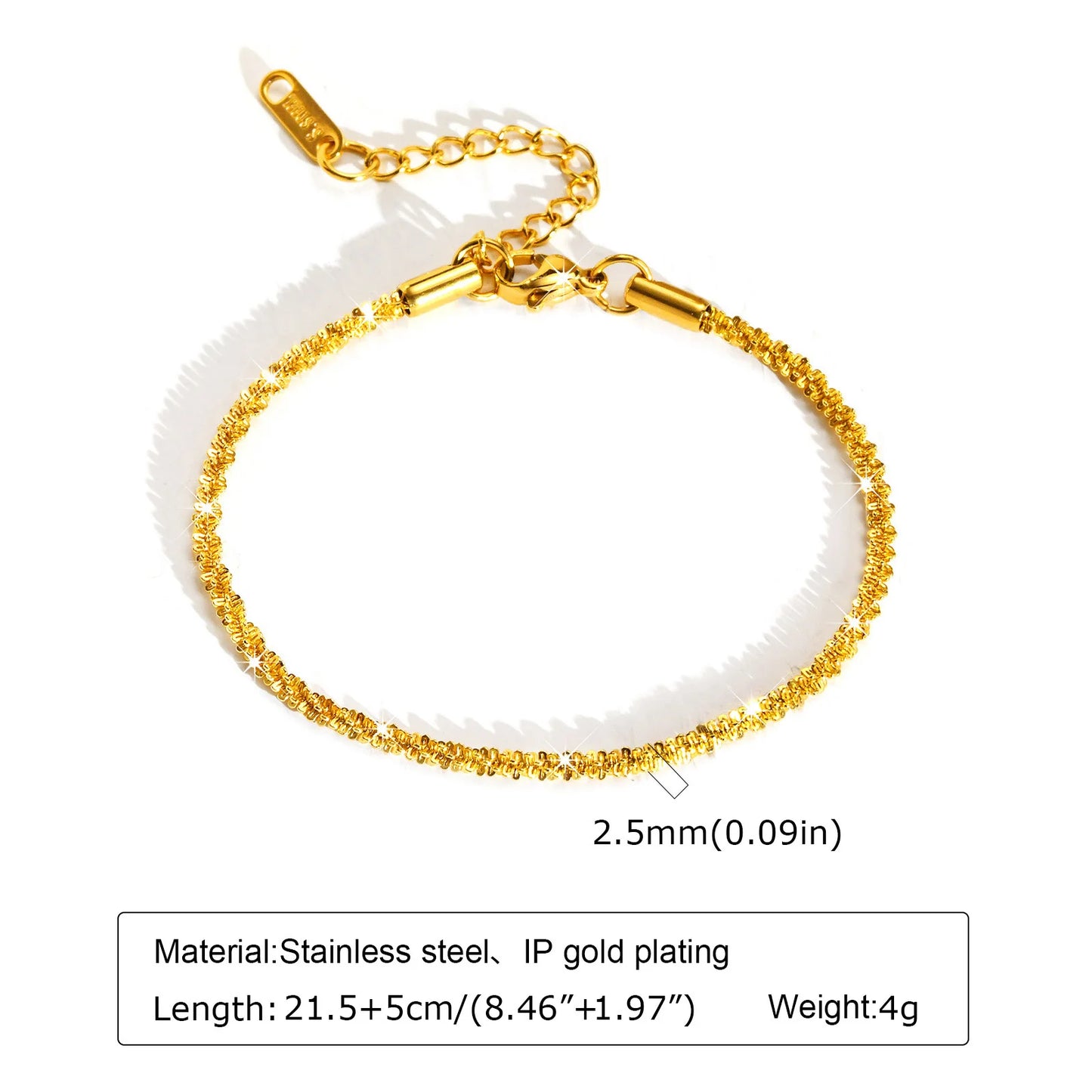 18k Gold Plated Foot Chain by MadisonnSavannahBoutique