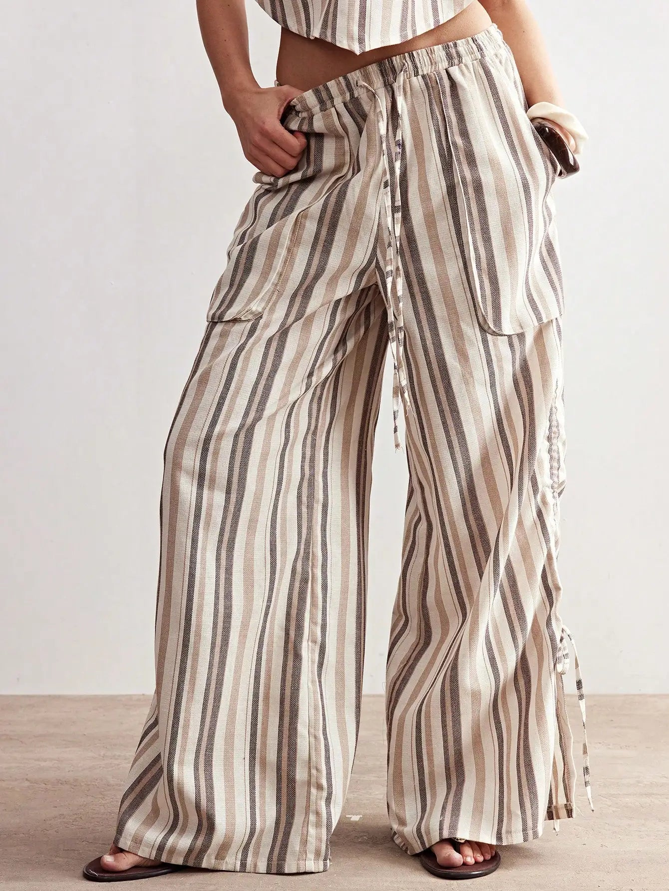 Bohemian Casual Wide Leg Pants by MadisonnSavannahBoutique