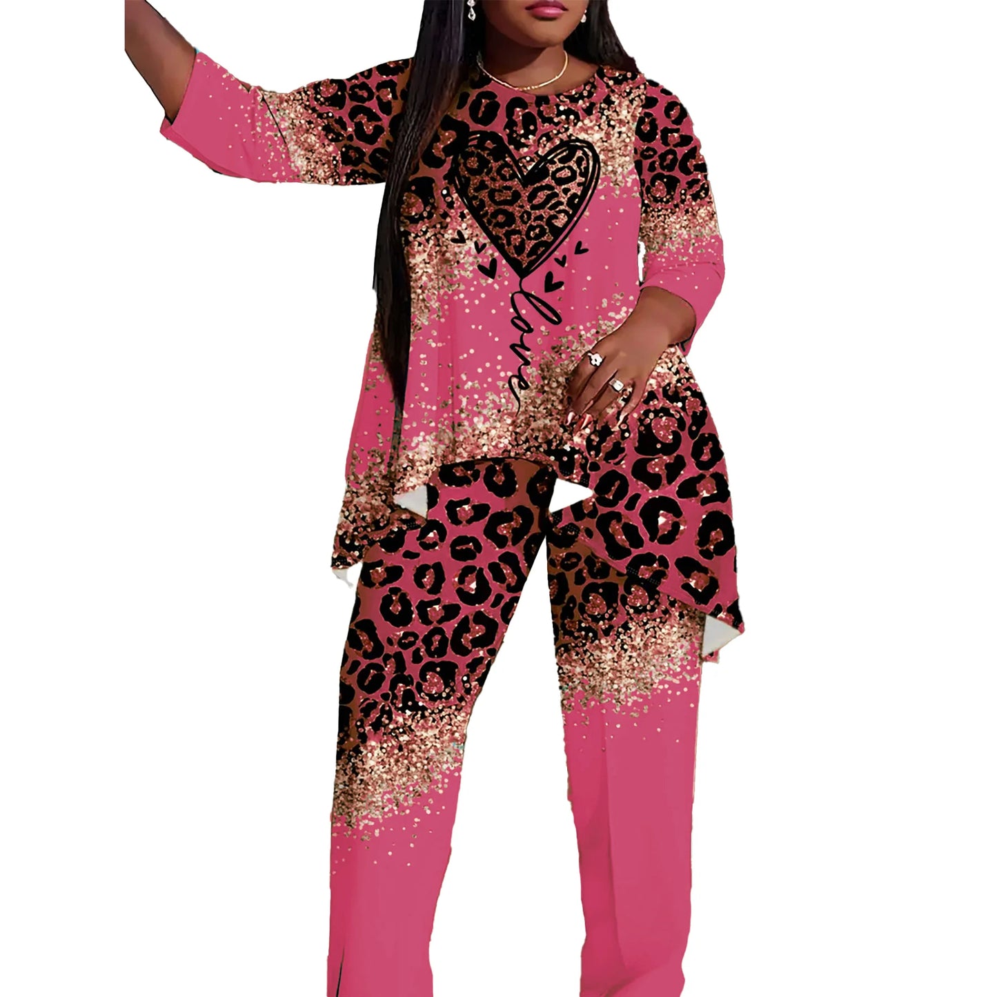 plus size women's suit shirt pants two-piece by MadisonnSavannahBoutique