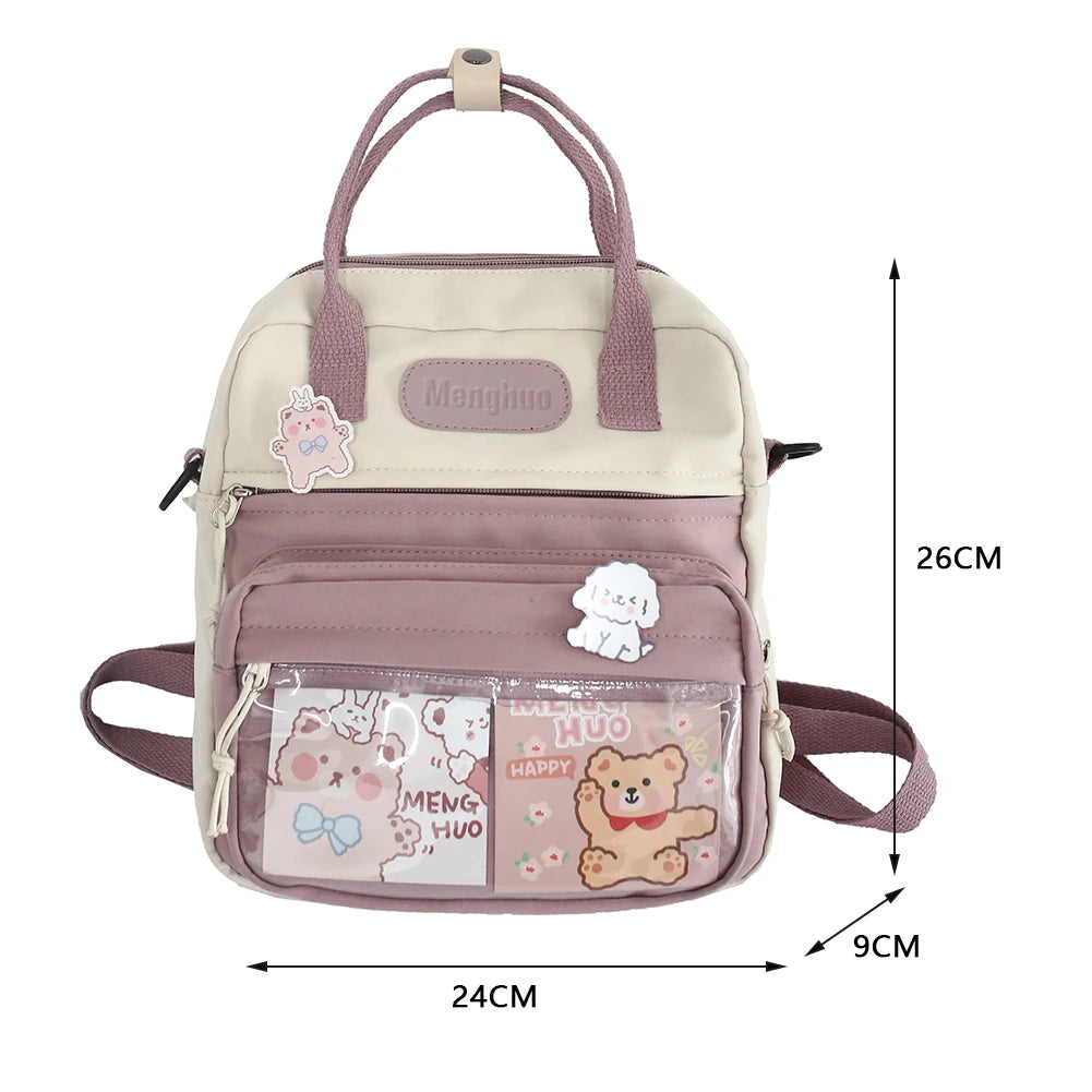 Fashion Kawaii Backpack Laptop Rucksack by MadisonnSavannahBoutique