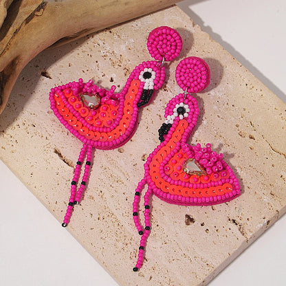 Bohemian Starfish Lobster Conch Seed Bead Drop Earrings Handmade by MadisonnSavannahBoutique