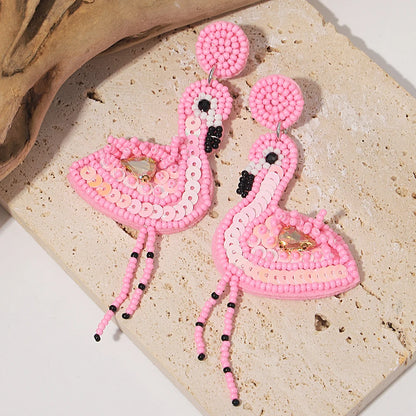 Bohemian Starfish Lobster Conch Seed Bead Drop Earrings Handmade by MadisonnSavannahBoutique