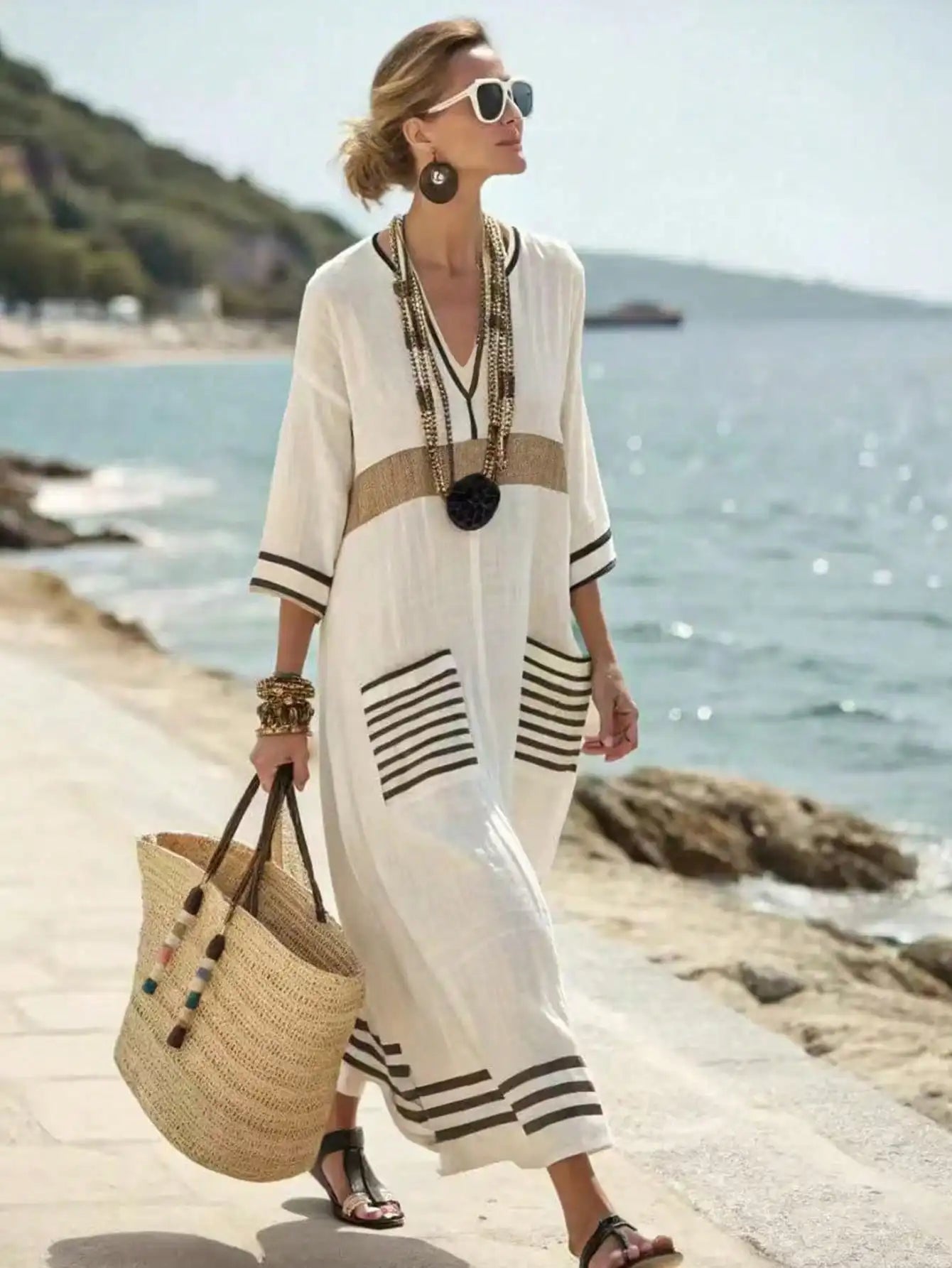V-Neck Short Sleeve Wrap Top With Wide Leg Pants Set by MadisonnSavannahBoutique